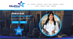 Desktop Screenshot of medistarpersonnel.com